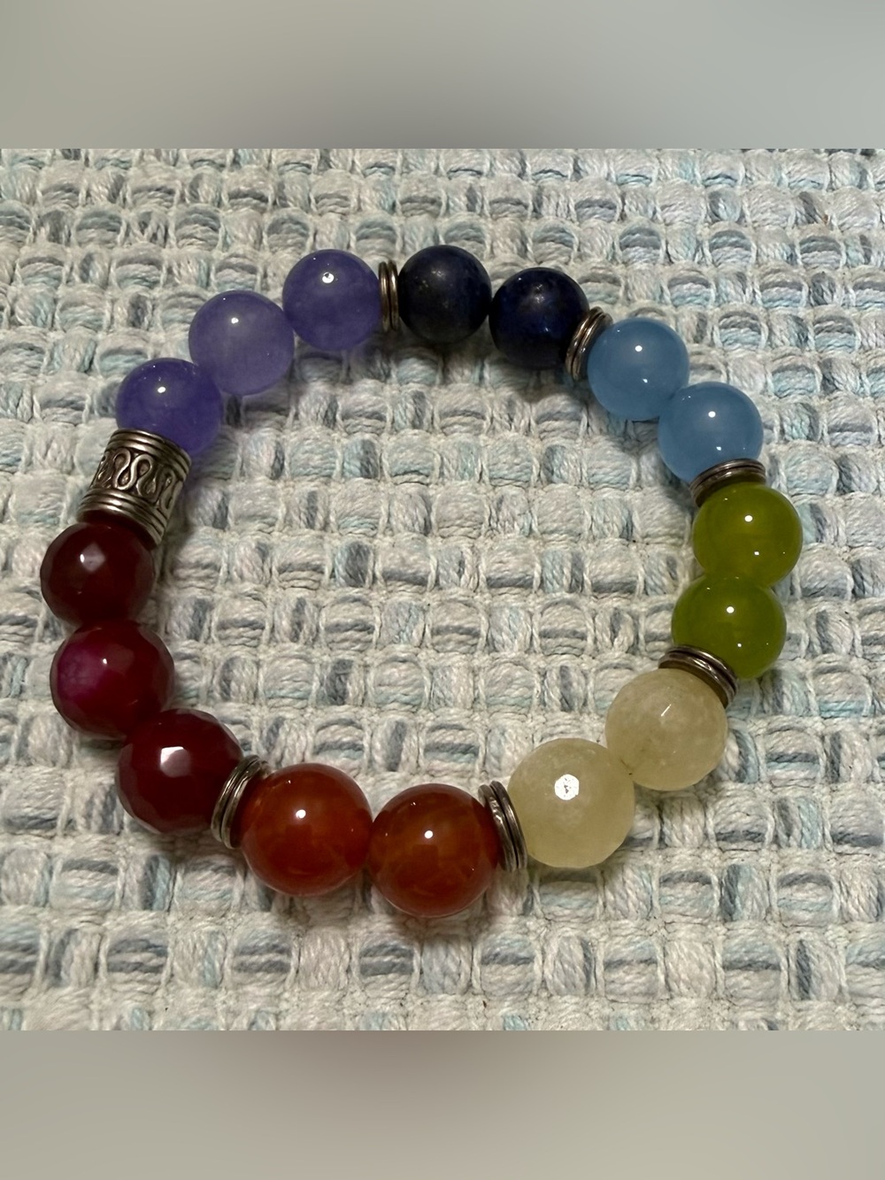 Multi-Color Beaded Stretch Bracelet - Women Jewelry